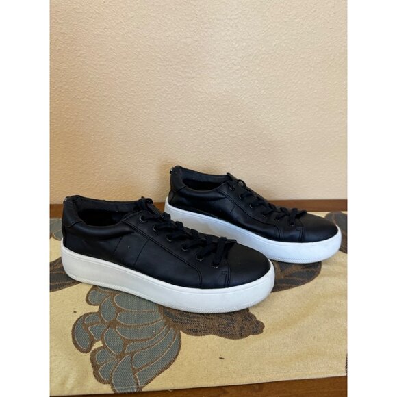 Steve Madden Bertie Platform Sneakers Black Size 9.5 - Picture 2 of 8